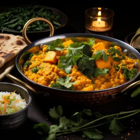 Vegetable Korma-Naan Cafe