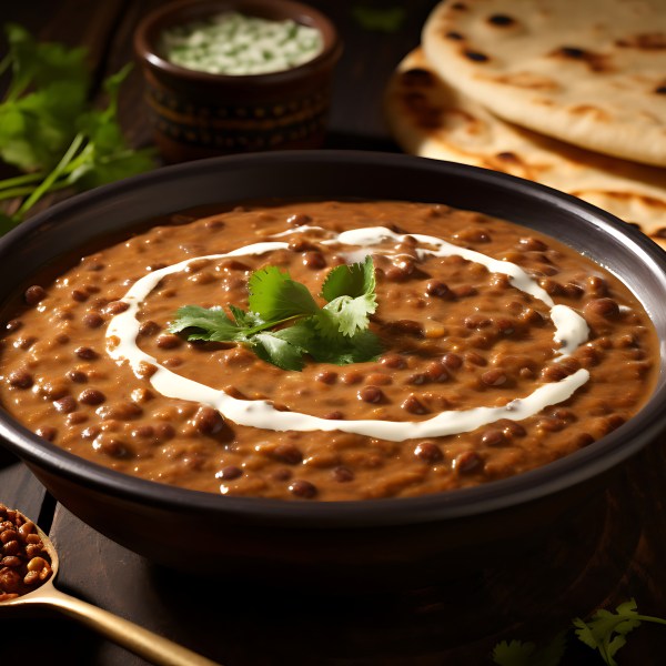 Dal makhani -Naan cafe